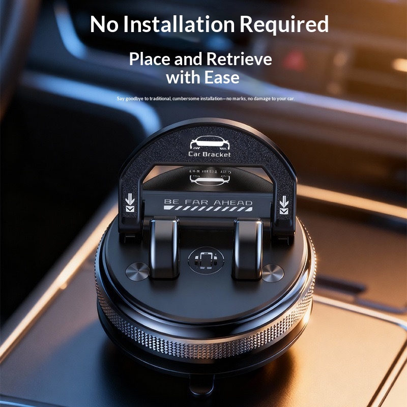 Suport telefon auto aspirator aspirator - Suport de bord anti-alunecare rotativ la 360 de grade pentru navigare