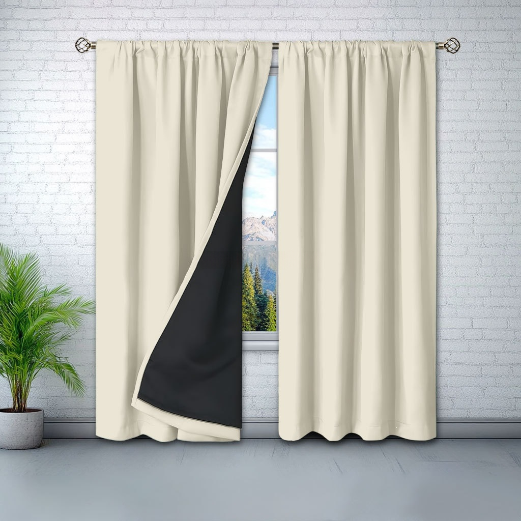 Full Blackout Curtains For Heat Insulation And Sun Protection