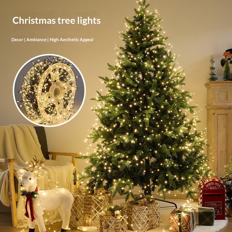 Sârmă de cupru Firecracker String Lights Decorațiuni interioare Festivalul Pomului de Crăciun Ambient Lighting Garland