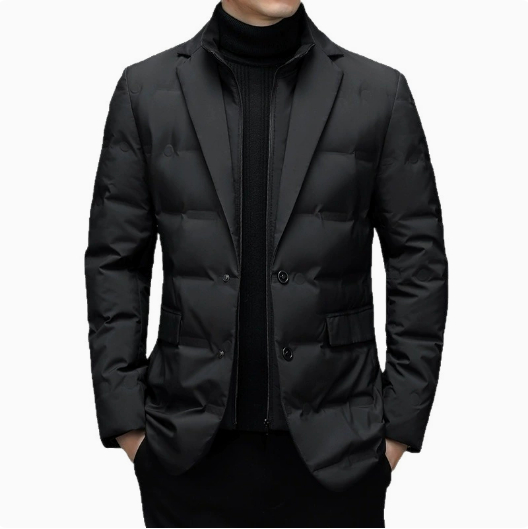 Men's Down Jacket with Detachable Stand Collar image 6