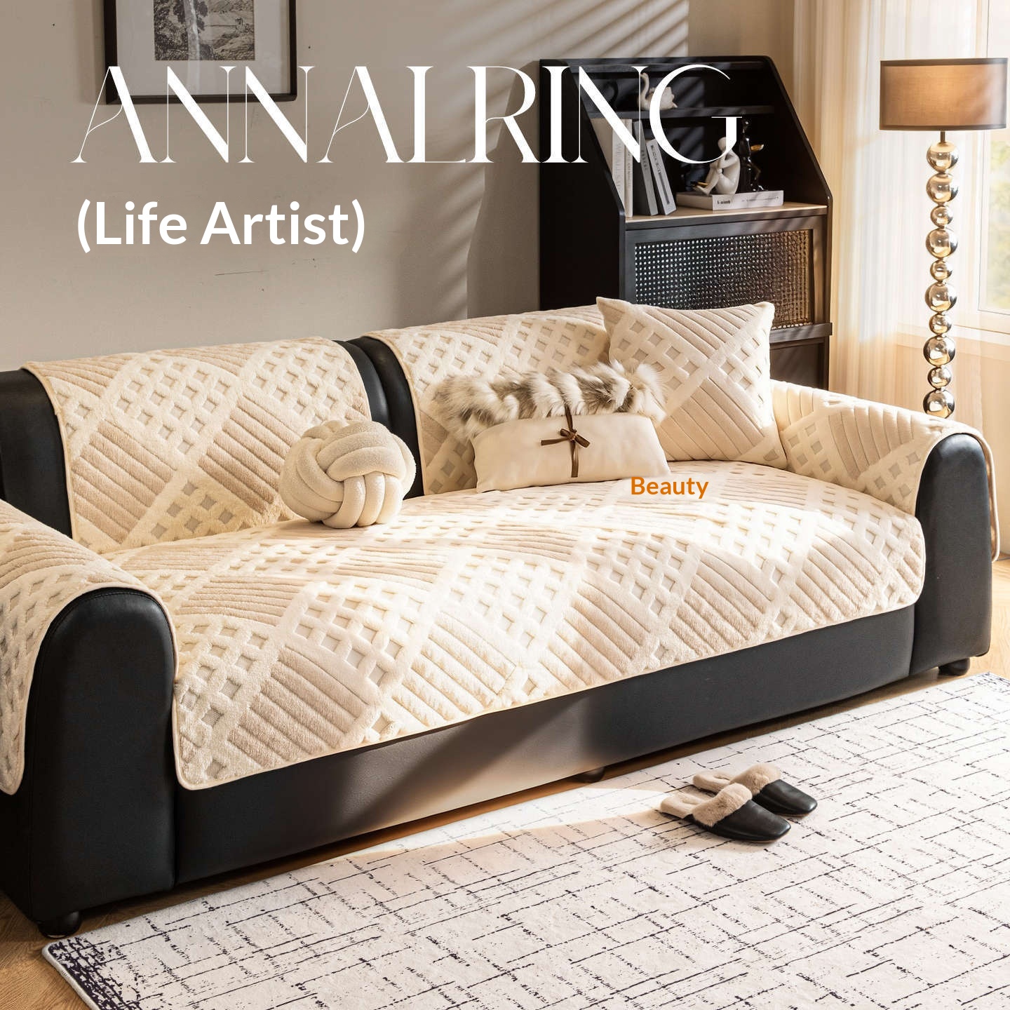 Medieval-style Soft Cotton Velvet Sofa Cushio New Winter Model