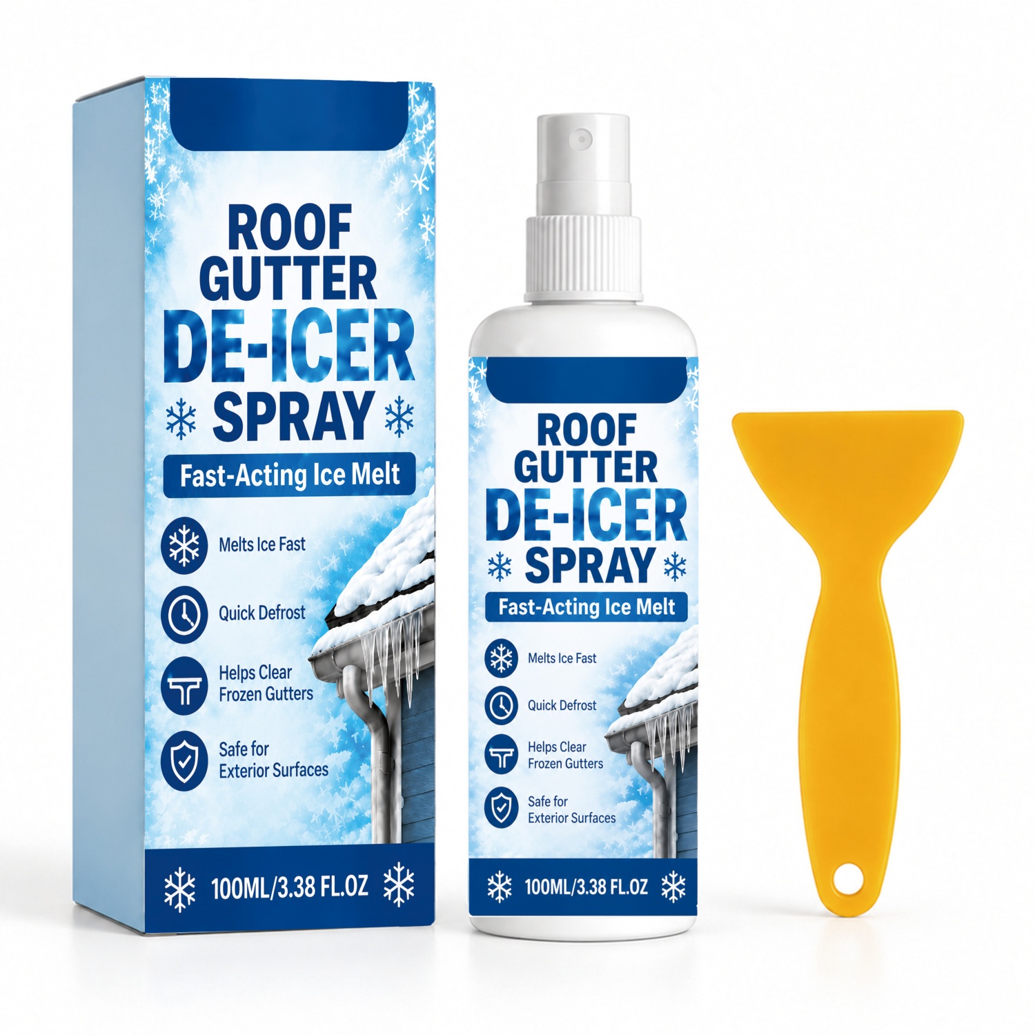 Deicing Spray For Eaves Gutter
