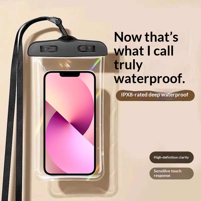 Swimming Drifting Take-out Rider Can Be Touch Screen Waterproof Sealed Mobile Phone Bag