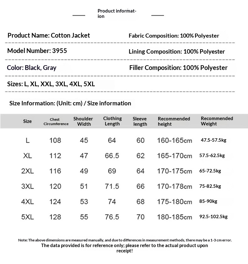 Men's Loose-Fit Fleece-Lined Winter Coat image 1