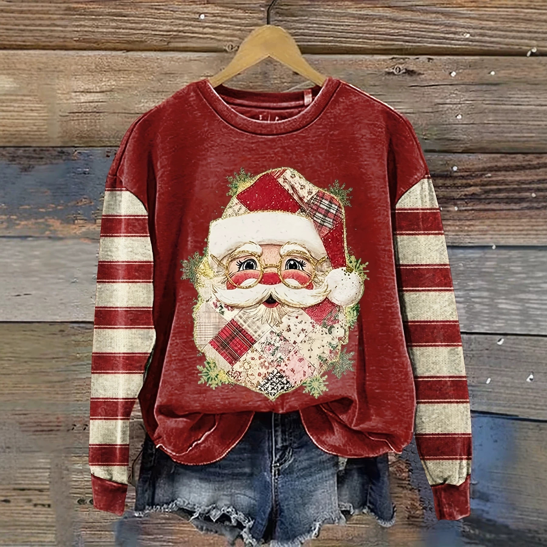 Women's Christmas pullover style reference supplier image 4