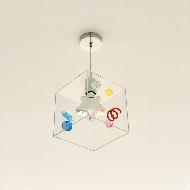 Bedroom Minimalist Fishline Glass Lighting Fixture