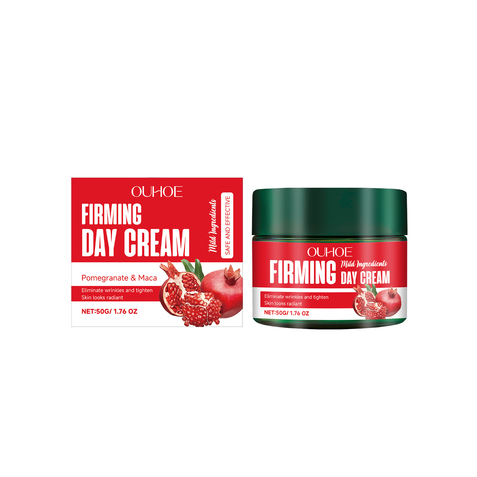 OUHOE Moisturizing Cream Lightens Fine Lines, Brightens Skin, Moisturizes Tender Skin And Improves Skin Quality 50G - Shop at LoveMi