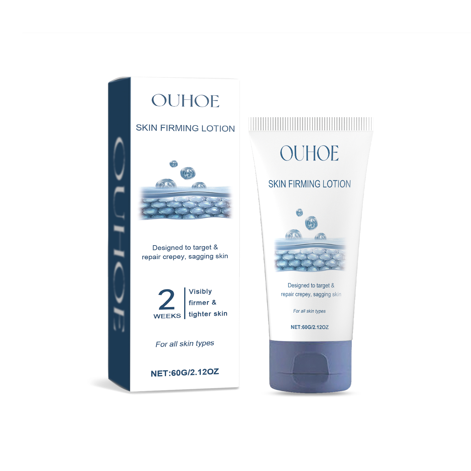Ouhoe Skin Firming And Moisturizing Lotion, Lightening Fine Lines, Moisturizing, Whitening, Moisturizing And Moisturizing Body Lotion 60G - Shop at LoveMi