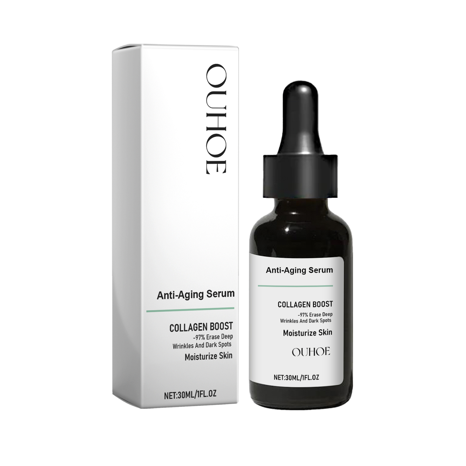 Ouhoe Collagen Anti Wrinkle Facial Essence Reduces Fine Lines, Moisturizes, Tightens, And Moisturizes Skin 30Ml - Shop at LoveMi