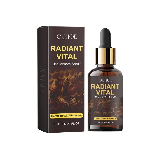 Ouhoe Bee Venom Facial Essence Hydrates And Moisturizes Skin And Reduces Fine Lines And Wrinkles On The Face 30Ml - Shop at LoveMi