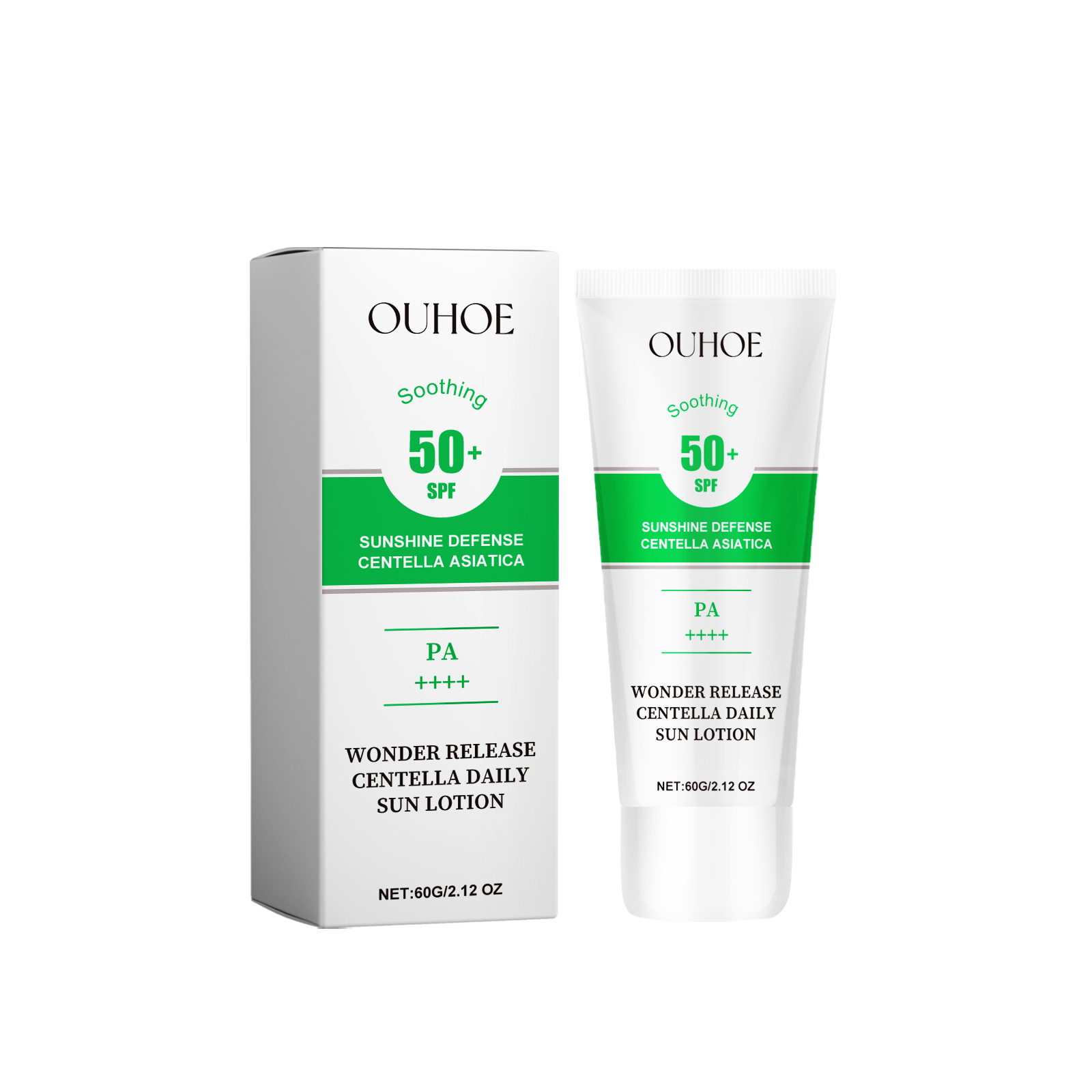 OUHOE Wonder Release Centella Daily Sun Lotion, Summer Protective Hydrating Mild Isolation Protective Cream 60G - Shop at LoveMi