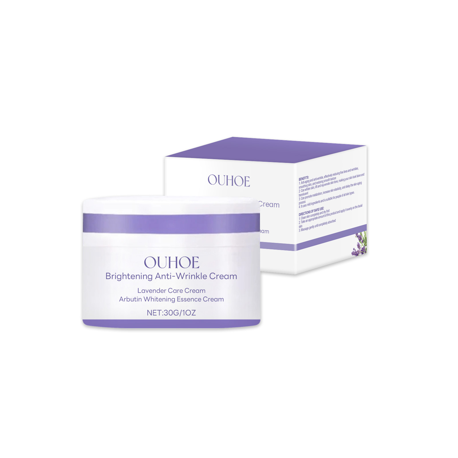 OUHOE Moisturizing Face Cream, Lighten Fine Lines Facial Moisturizing Care Brightening Collagen Rejuvenating Face Cream 30G - Shop at LoveMi