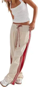 Beige With Red Edges