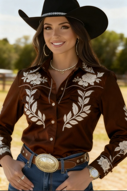 Western-style Casual Long-sleeved Shirt