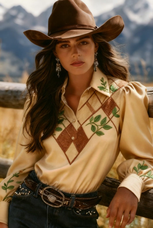 Casual Collared Puff Sleeve Long-sleeved Shirt