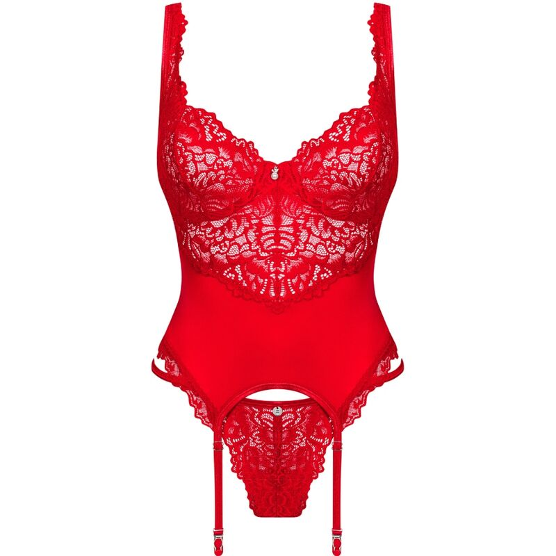 CHILIROSE - CR 4166 CORSET BLACK S/M